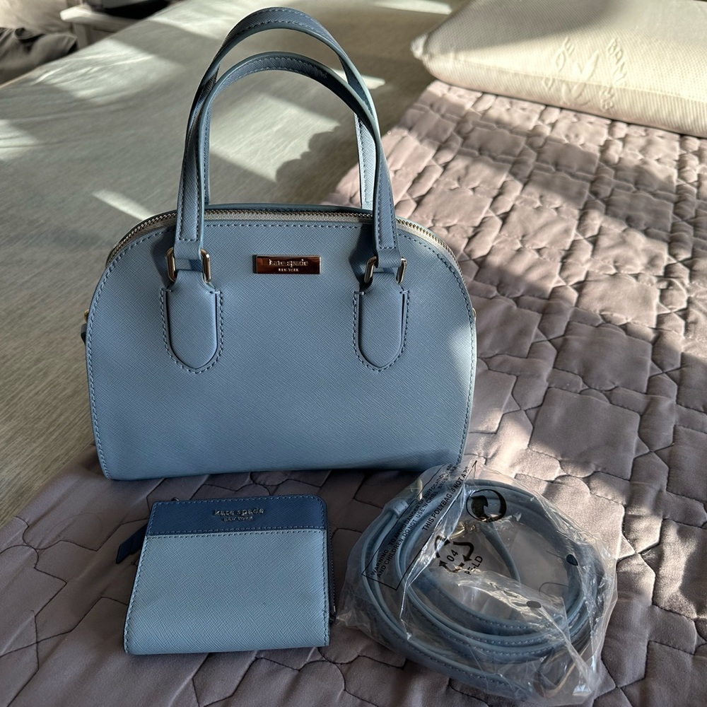 Kate spade handbag with matching wallet